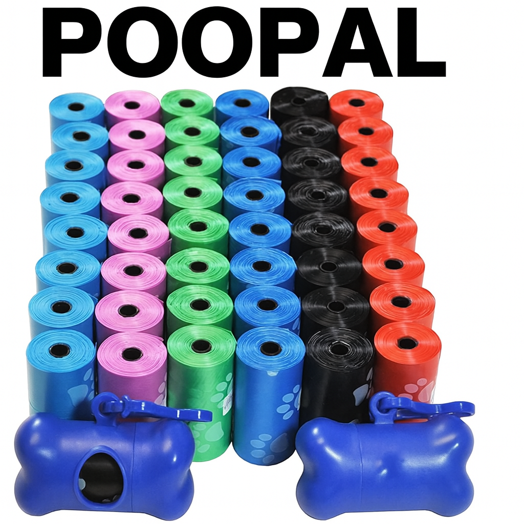 PooPal – Colorful Dog Waste Bag Set