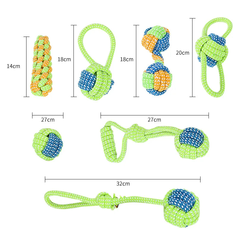 TugTails – Durable Rope Toy Set for Dogs