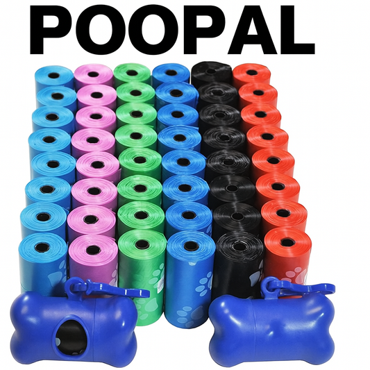 PooPal – Colorful Dog Waste Bag Set
