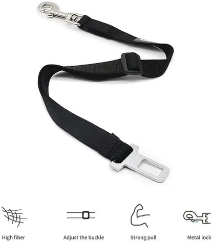 SafeRide Duo – Dog Seatbelt Harness for Car Travel