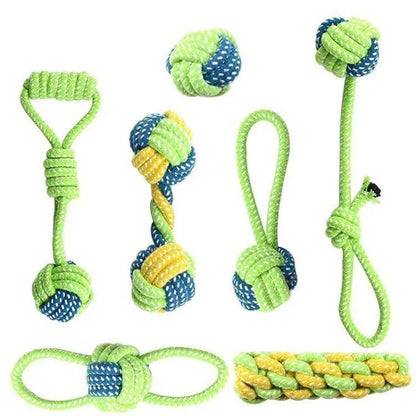 TugTails – Durable Rope Toy Set for Dogs